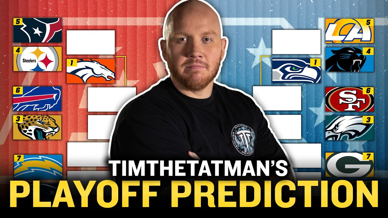 Прогнозы TimTheTatMan на плей-офф НФЛ и Супербоул 🏆