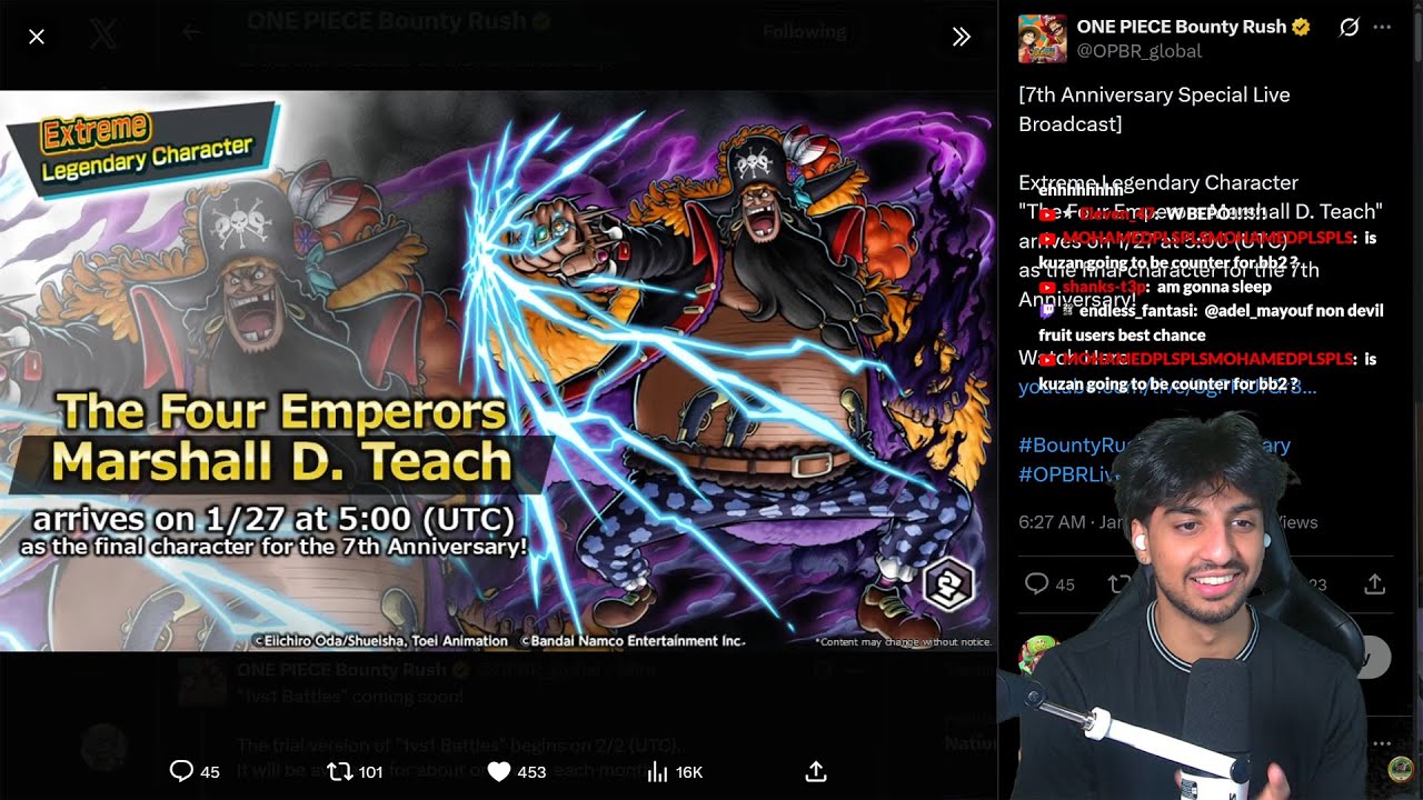 [LIVE🔴] OPBR 7TH ANNIVERSARY EX ANNOUCEMENT pt. 2🔥