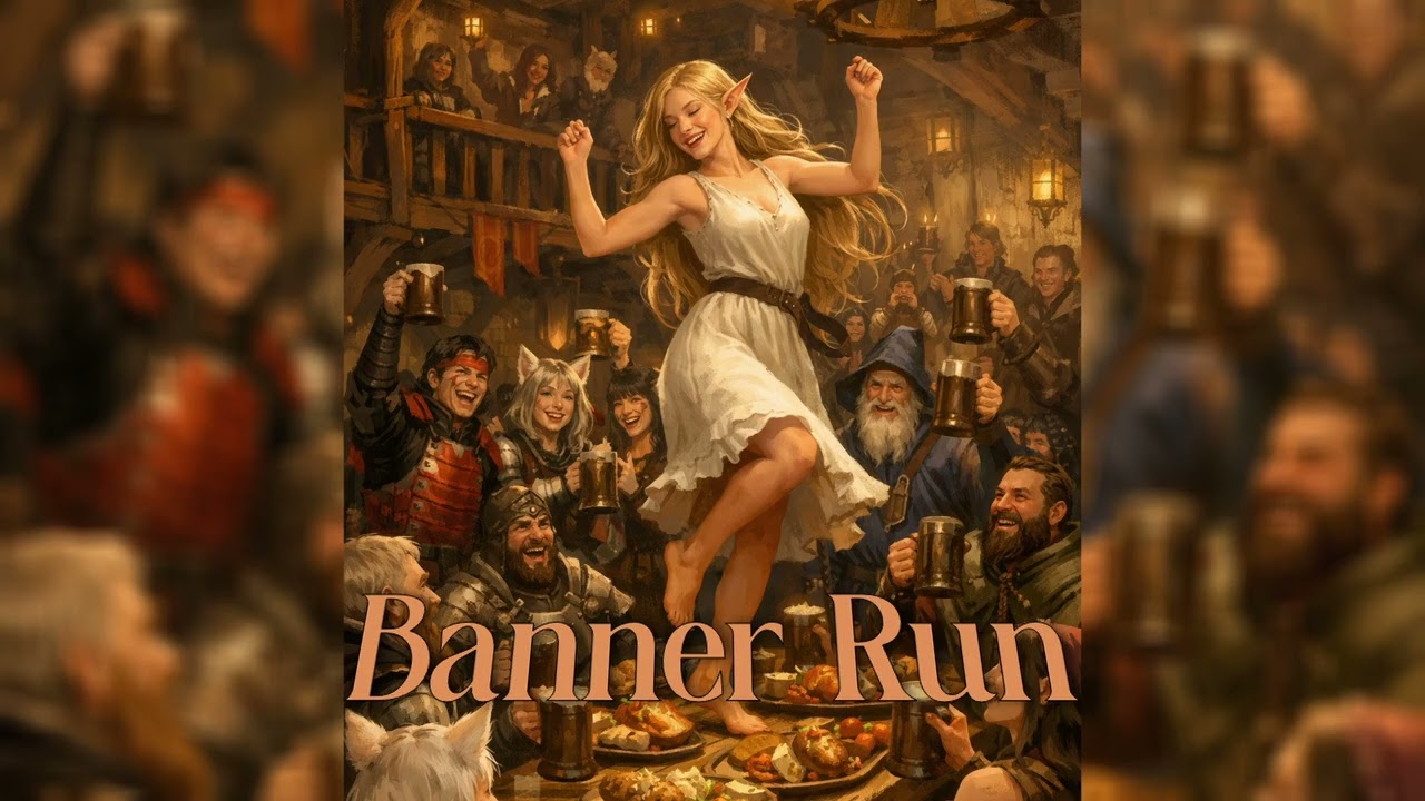 Medieval Soul, Banner Run at Dawn - Medieval Fantasy Tavern