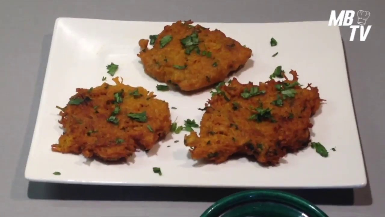BEIGNETS DE CAROTTES A LA CORIANDRE