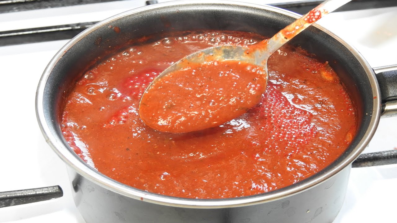 KETCHUP DE CASA reteta sos tomat rapid