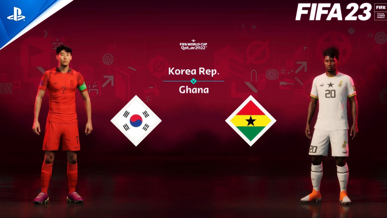 FIFA 23 - Korea Republic Vs. Ghana | FIFA World Cup Qatar 2022 | Group H | PS5