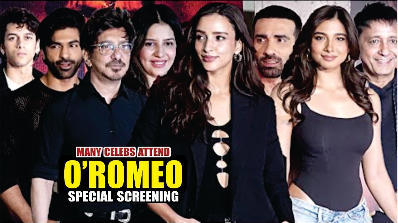 CELEBS ATTEND SCREENING OF O’ROMEO | Rekha Ji, Triptii Dimri, Sukhvinder Singh, Prakash Jha & More