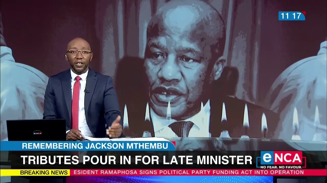 Nomvula Mokonyane pays tribute to Jackson Mthembu