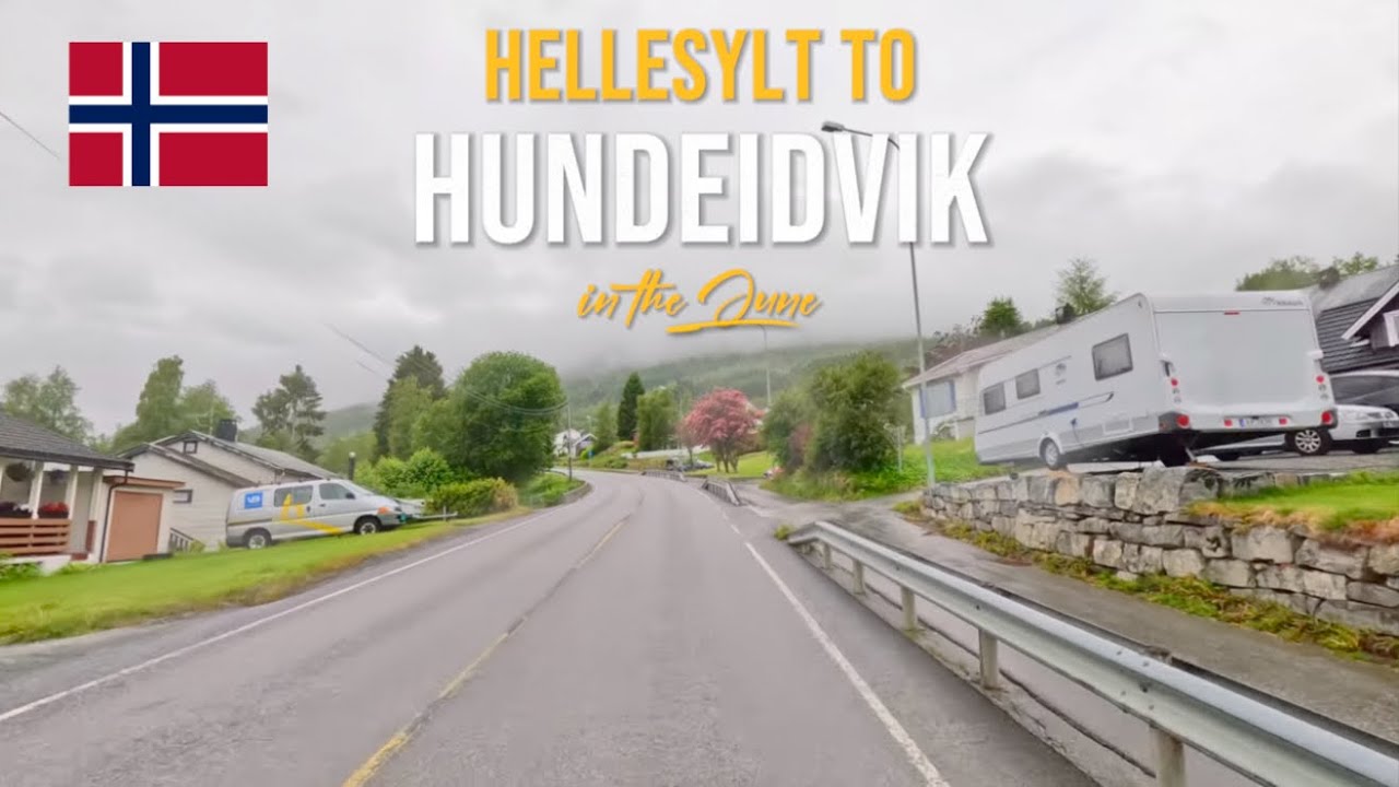 Scenic Drive Through Western Norway 🇳🇴 | Hellesylt to Hundeidvik – June 2024