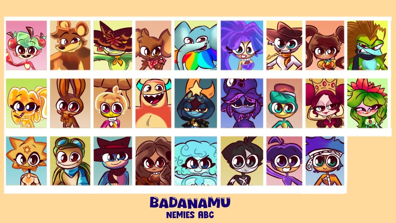 ALPHABET NEMIES #ibispaint #capcut #fanart #badanamu