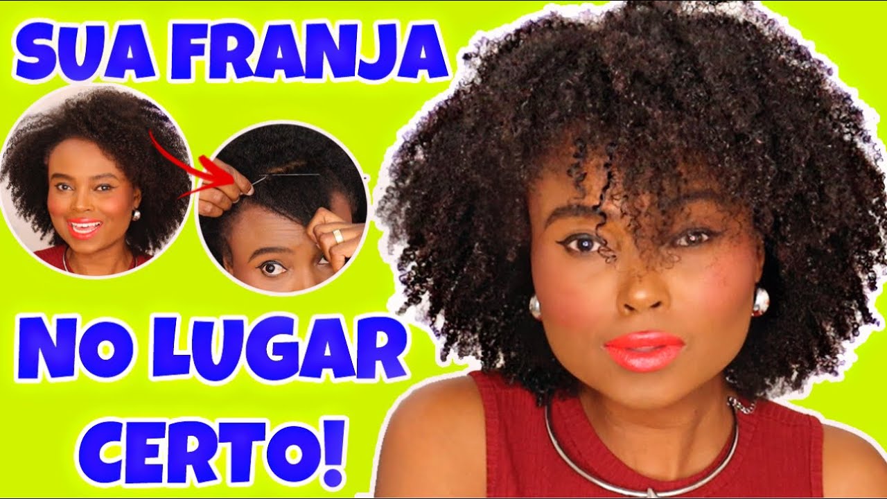 COMO DEIXAR CRESPO COM FRANJA SEM CORTAR