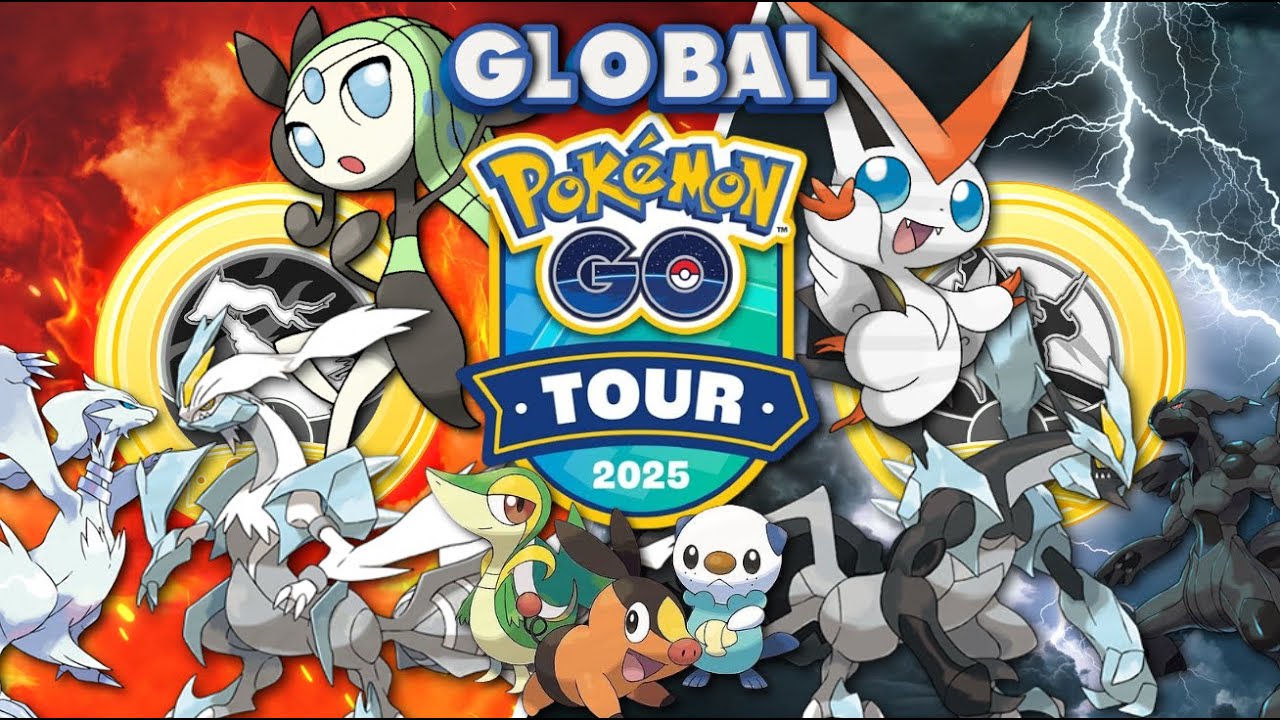 🚨🌎GLOBAL POKÉMON GO TOUR "FUSION KYUREM" ✨SHINYS✨VICTINI MELOETTA 