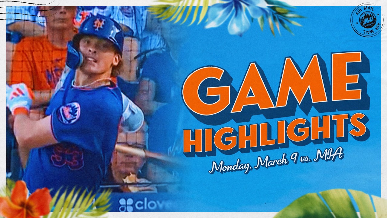 Mets vs. Marlins Game Highlights (3/9/26) | Spring Training