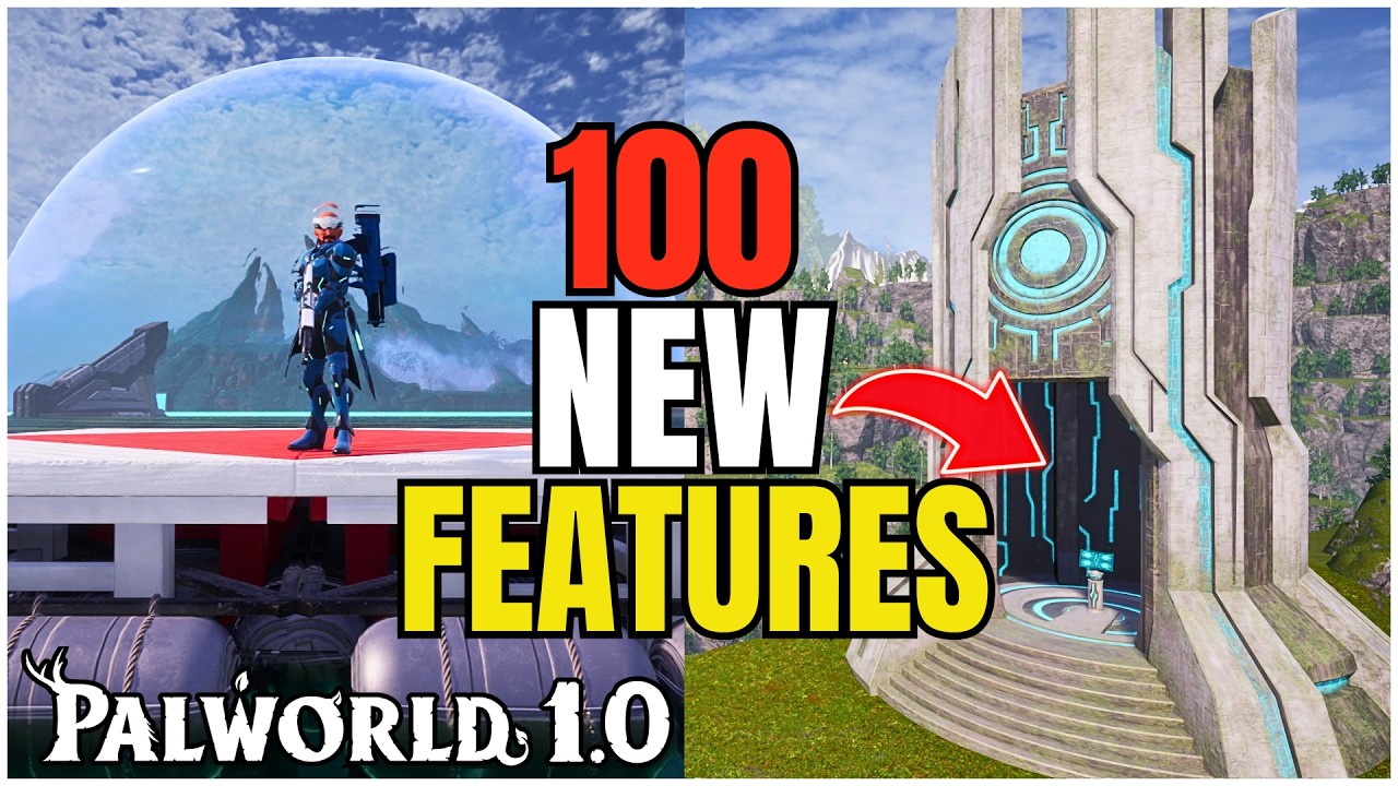 Palworld 1.0! 100 новых функций и изменений: разведение, прокачка и многое другое