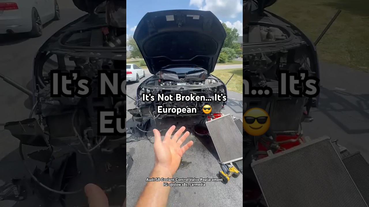 How To Replace Coolant Control Valve Audi S8 4.0T #audi