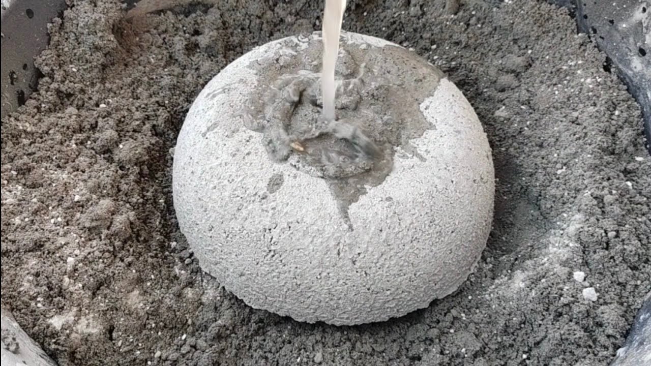 Asmr | Huge cement blocks crumbling by pouring water on it | Sleepaid | Satisfying asmr | SAASMR |