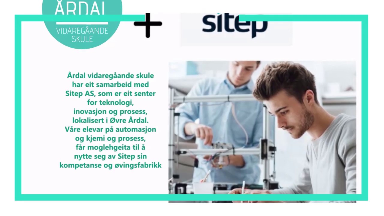 Sitep hjå Årdal VGS