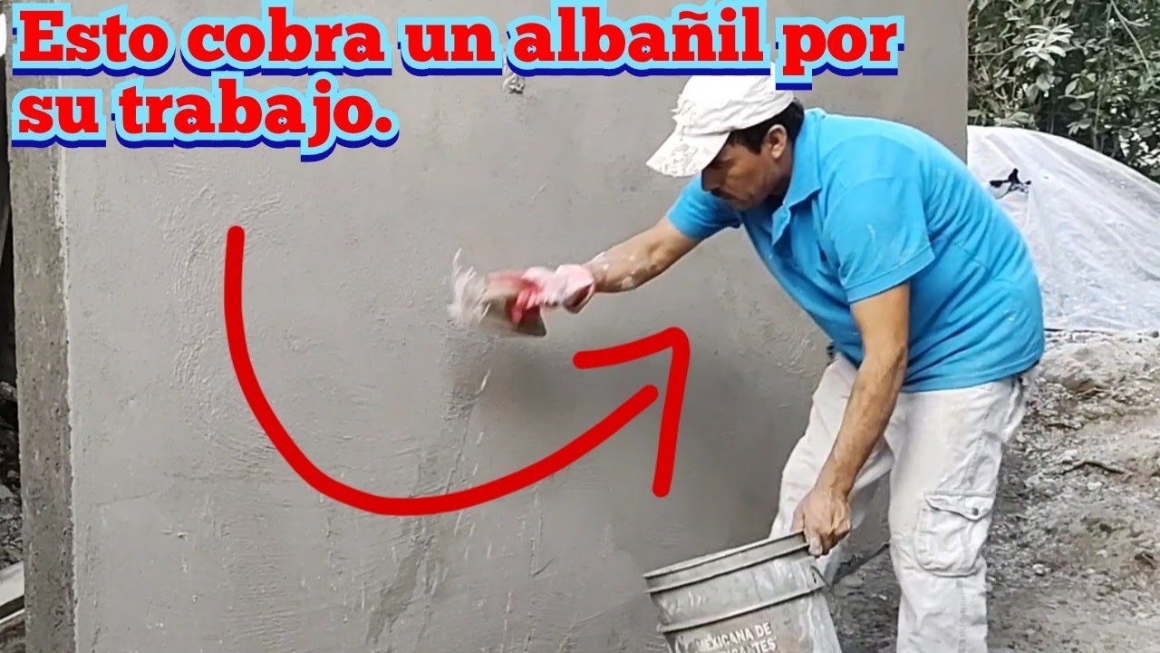 ¿Cuánto cobra un albañil por aplanar o enjarrar una barda? México (Colima)