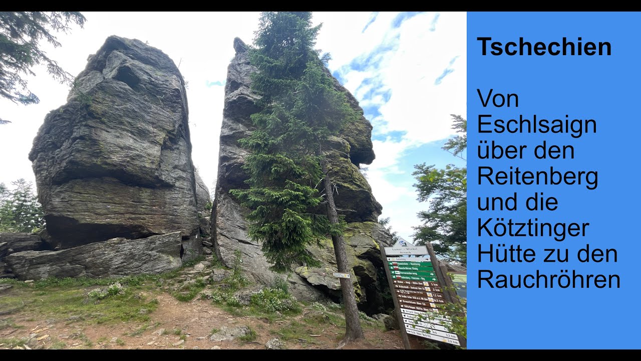 Deutschland - Von Eschlsaign über Reitenberg und die Kötztinger Hütte zu den Rauchröhren