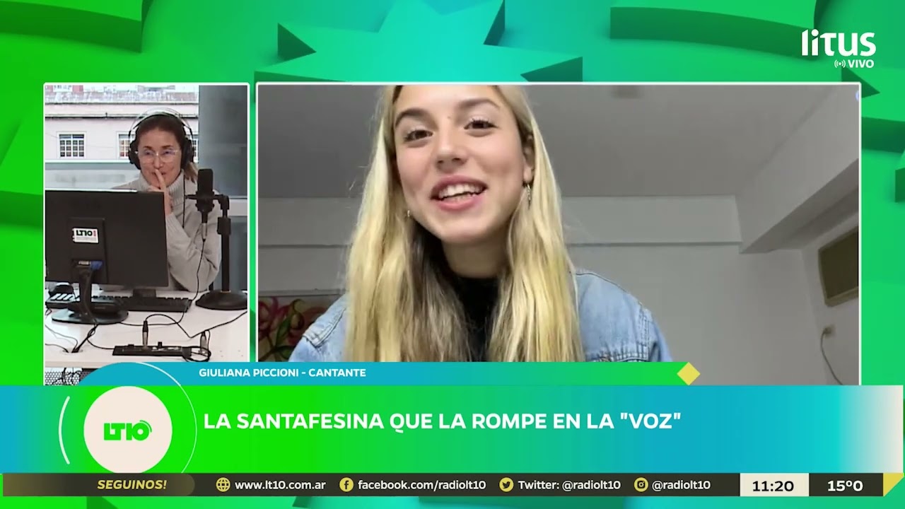 Giuliana Piccioni es santafesina y ahora del Team Lali en 