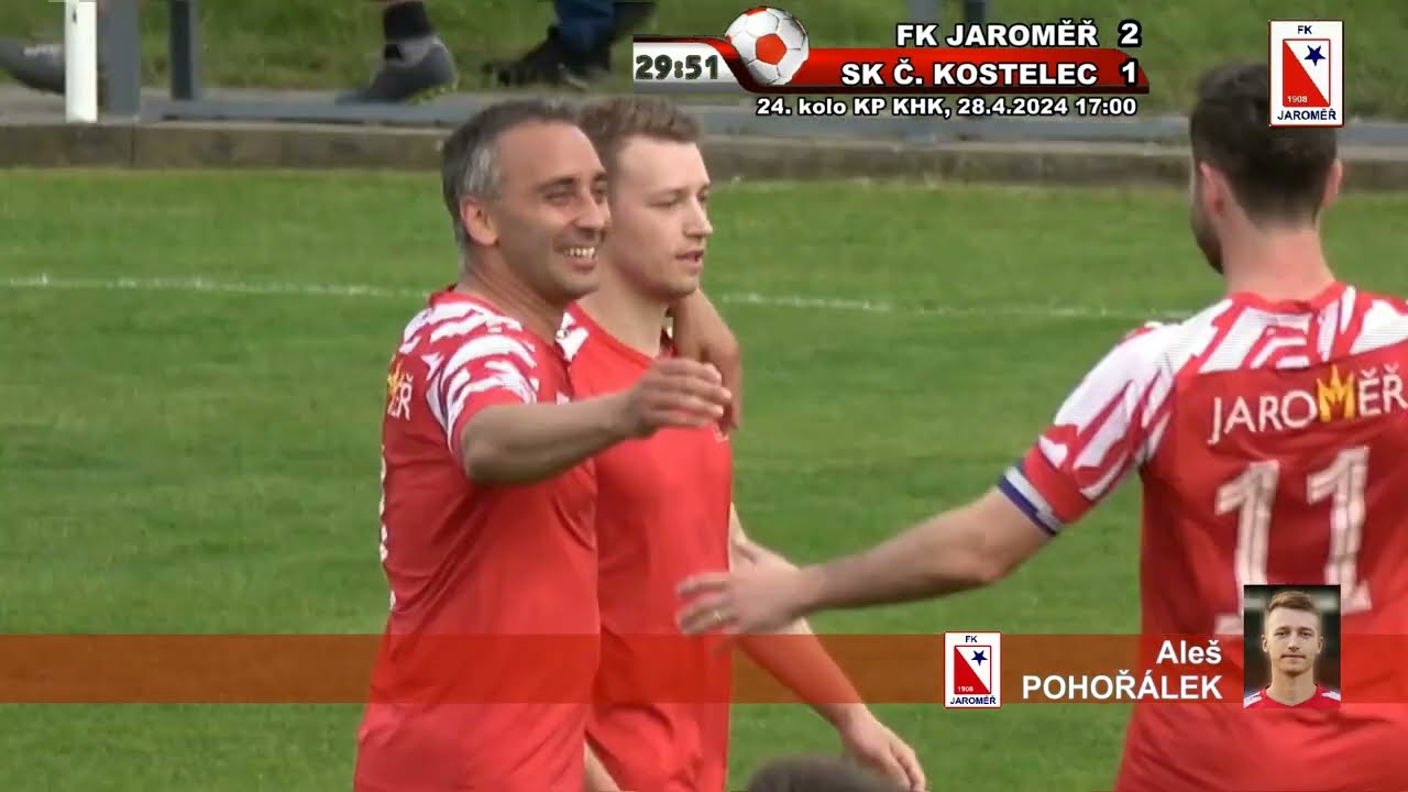 FK Jaroměř - SK Červený Kostelec, 28.4.2024