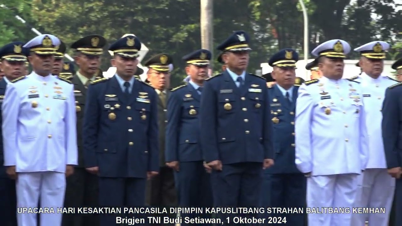 Upacara Hari Kesaktian Pancasila tanggal 1 oktober 2024