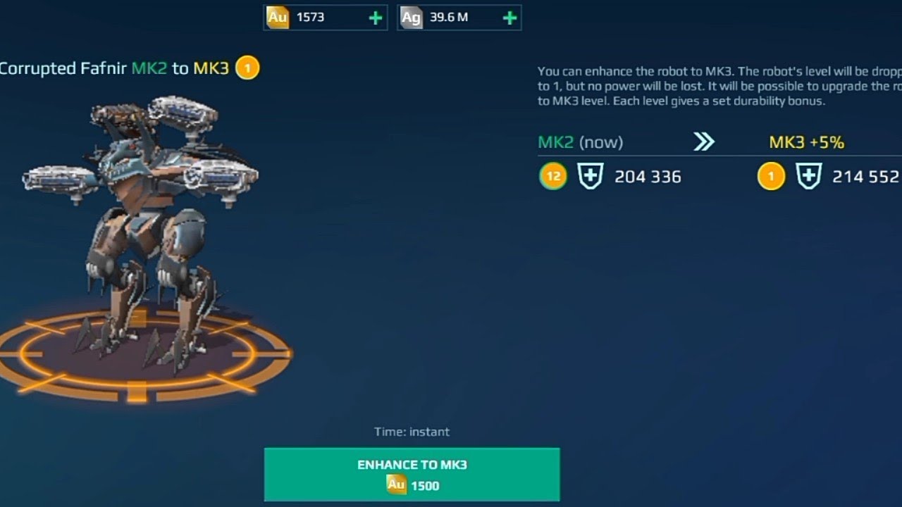 MY FIRST MK3 UPGRADE AND CHRISTMAS EVENT OPENING! MK3 CORRUPTED FAFNIR! (War Robots)