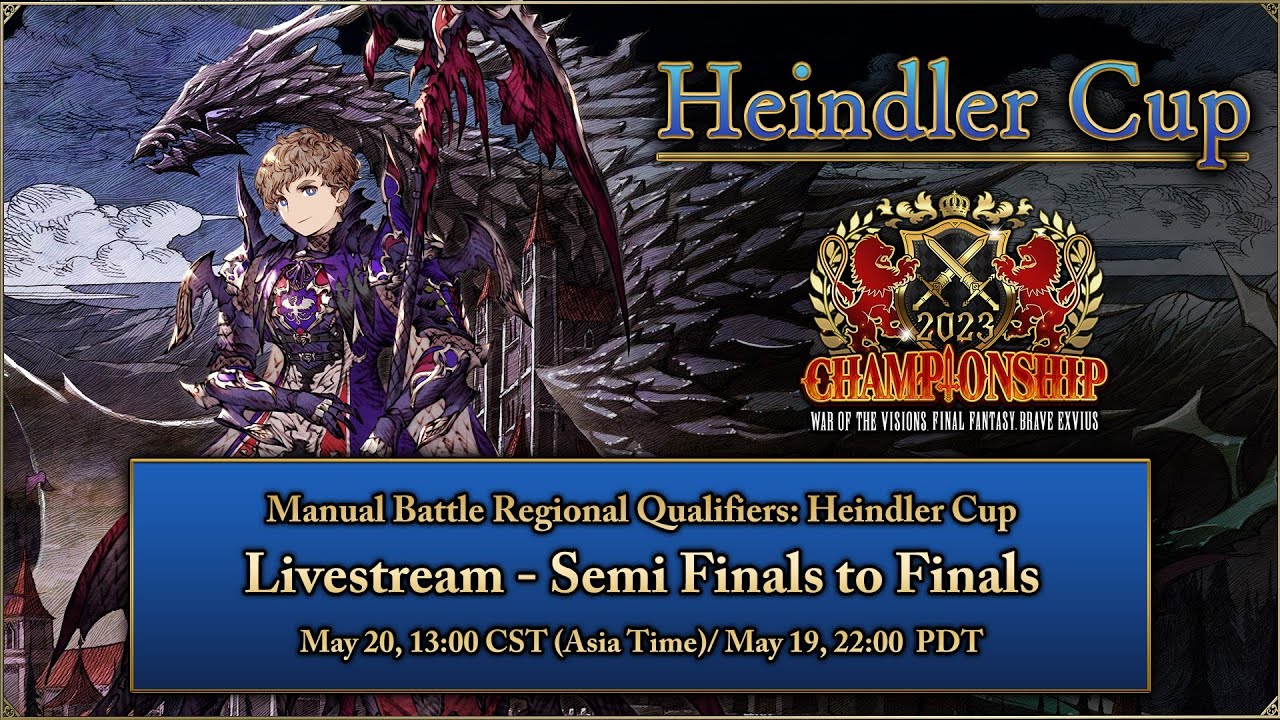 WOTV FFBE CHAMPIONSHIP 2023 Heindler Cup Livestream