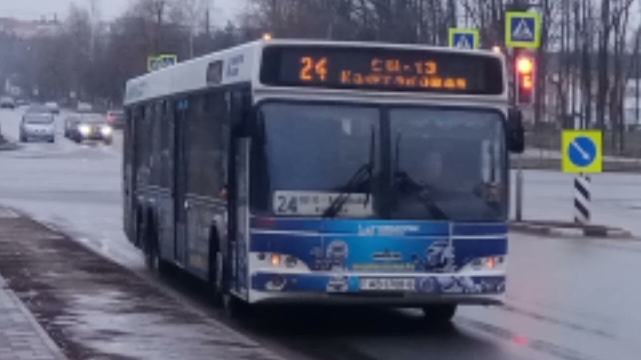 Информатор автобуса №24 (Могилёв) Каштановая Улица - Средняя Школа №13