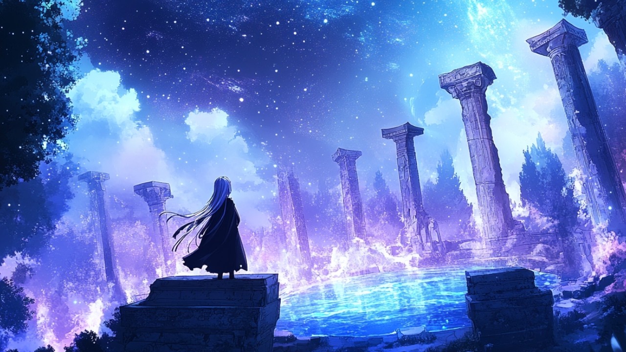 The Ruins Sleeping in the Starlight | Celtic Fantasy Music - Healing Vocal