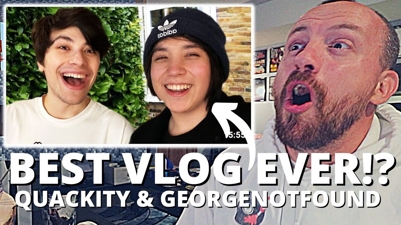 BEST VLOG EVER!? Quackity I Met GeorgeNotFound In Real Life... (FIRST REACTION!) w/ TommyInnit & KSI