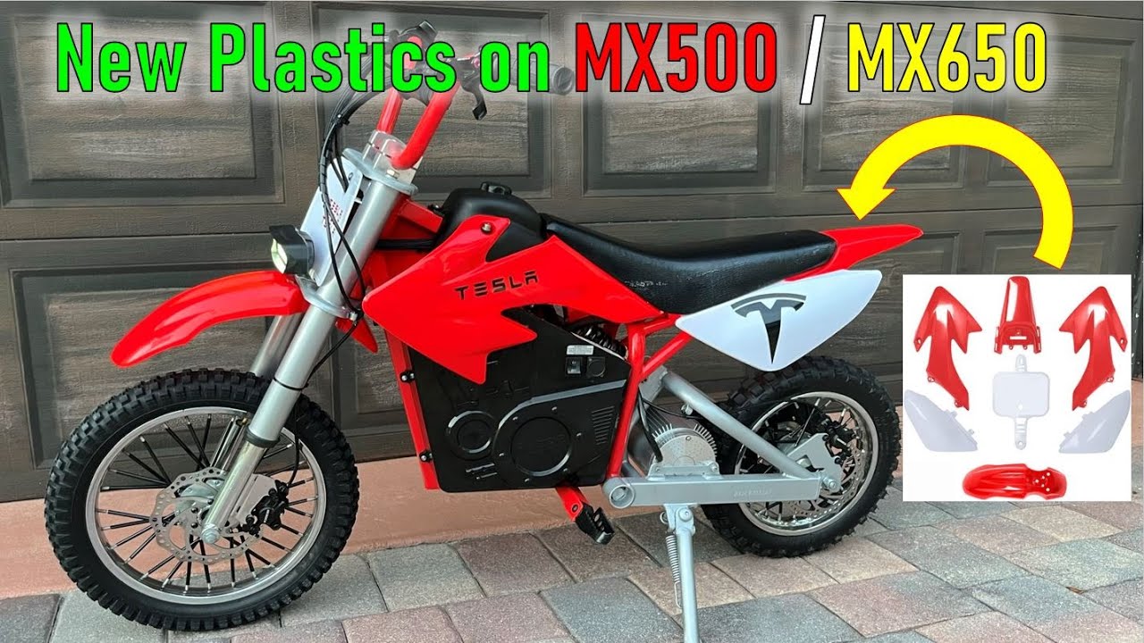 CRF50 Plastics easy install on Razor MX650 or MX500