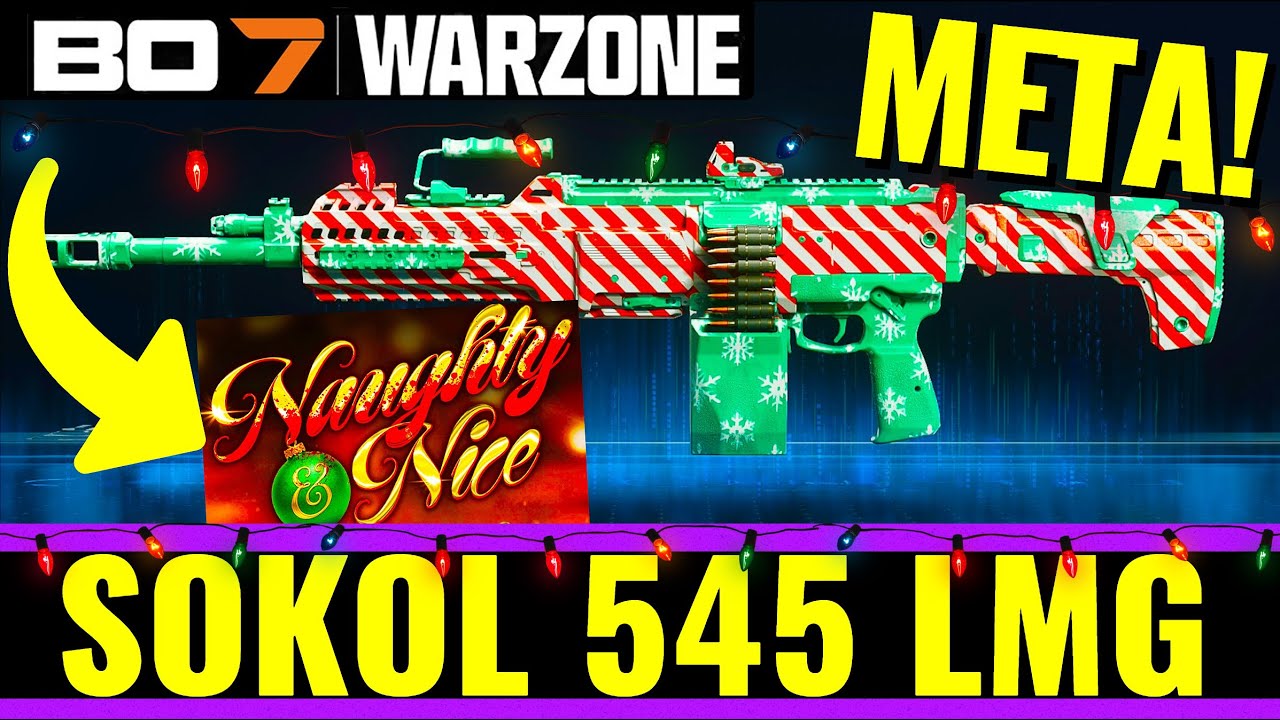 This Sokol 545 LMG is the NEW META in BO7 Warzone! (Best SOKOL 545 Class Setup)