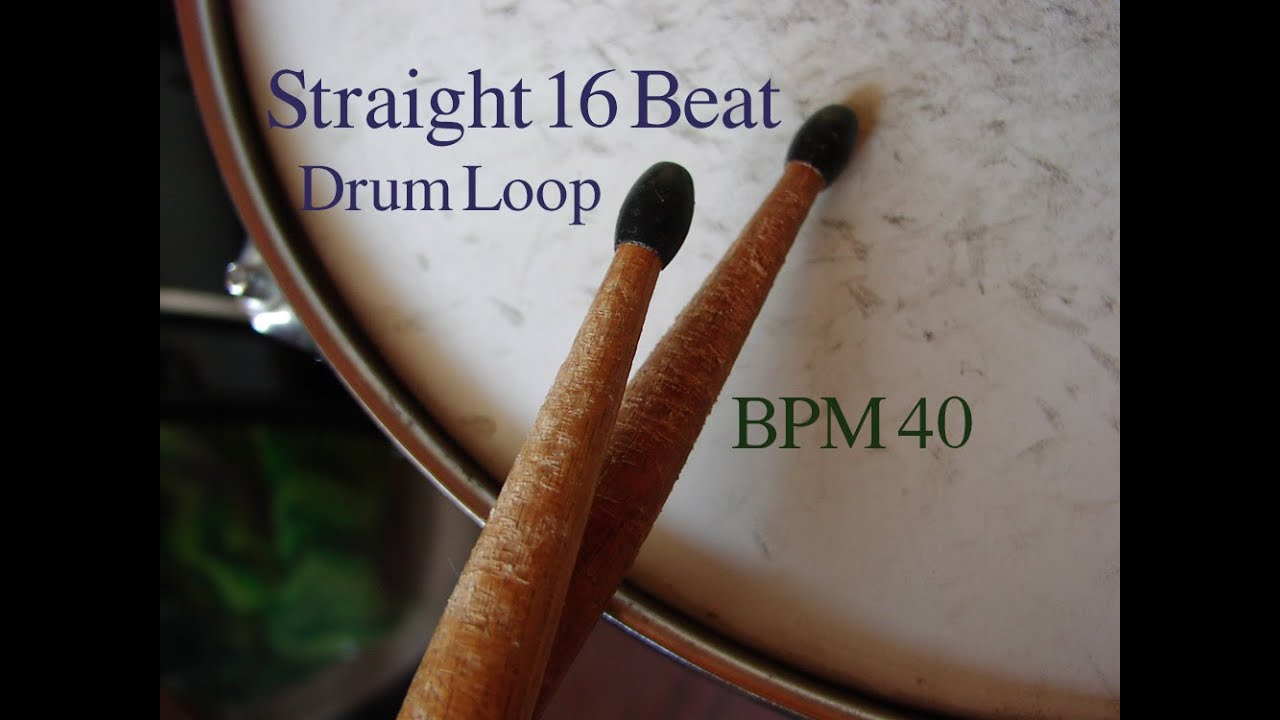 [Drum Loop]Straight16Beat 40BPM