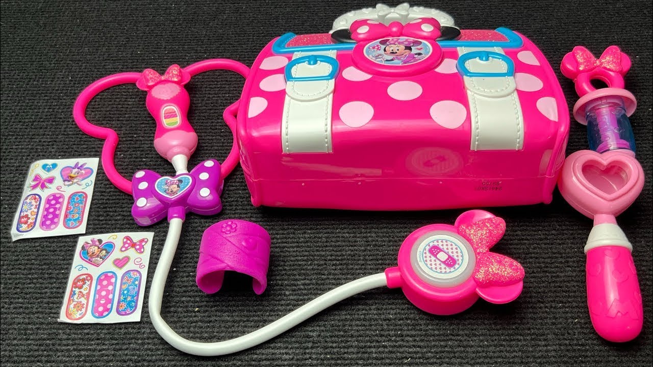 Disney Minnie Mouse Doctor Set Satisfying with Unboxing Compilation Toys ASMR 
