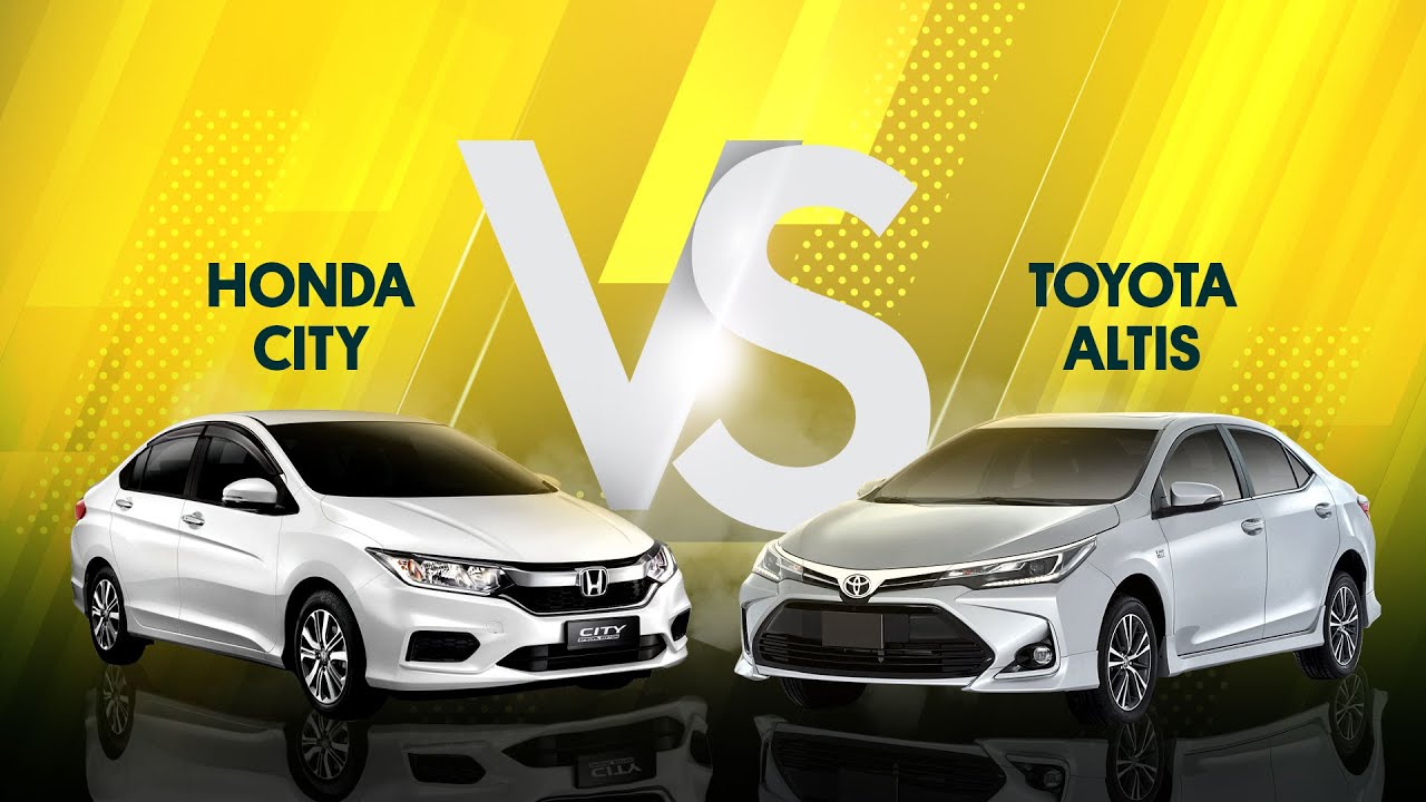 Honda City vs. Toyota Corolla Altis | Interior Exterior, Specs, Features and Price