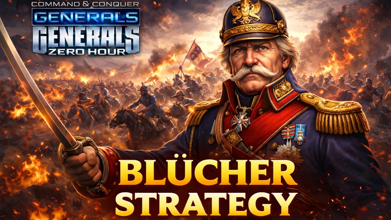 Command & Conquer: Generals–Zero Hour. Playing using Blücher's strategies and tactics.