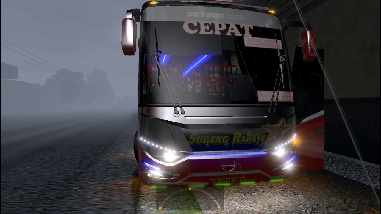 ETS2 - Sugeng Rahayu blong saat hujan deras