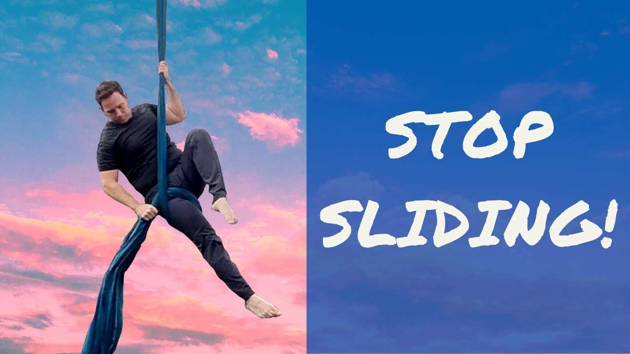 How to Climb Aerial Silks - Straddle climb with thigh hitch