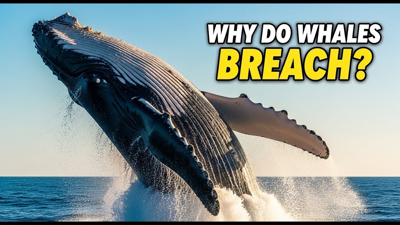 Почему киты выпрыгивают из воды?