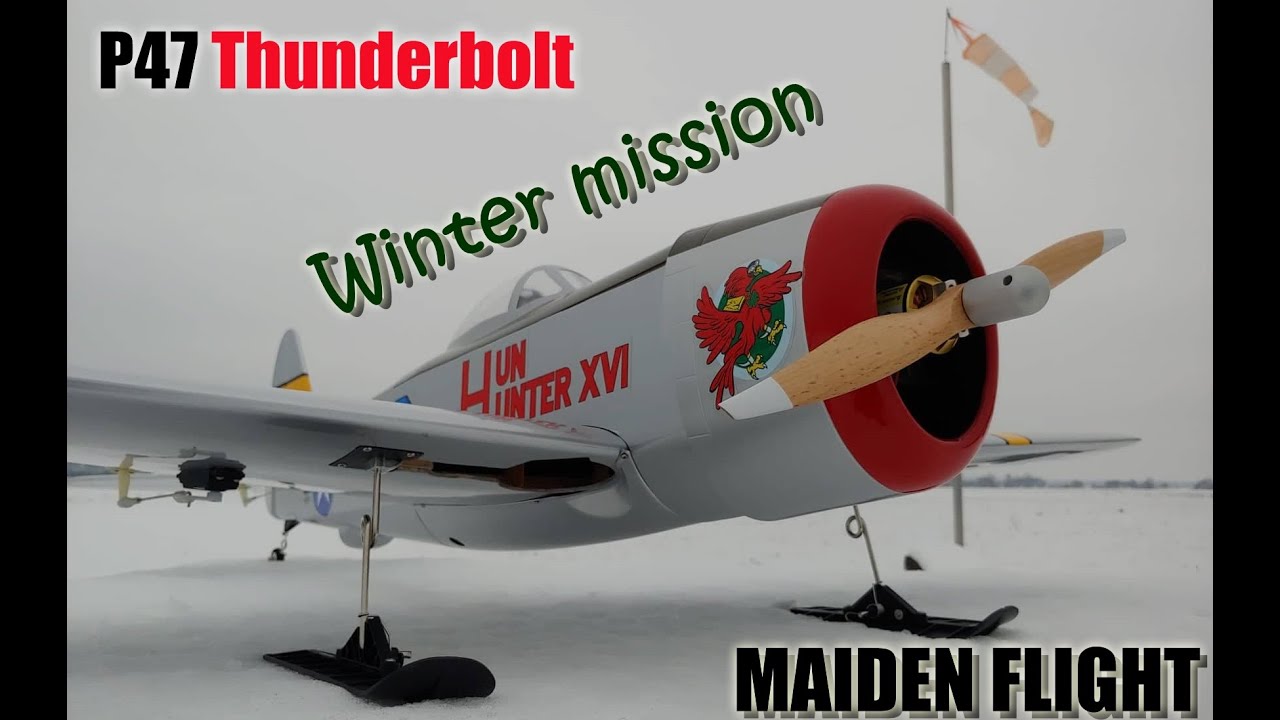 P-47 Thunderbolt Hangar 9 PNP BALSA RC plane 58.4