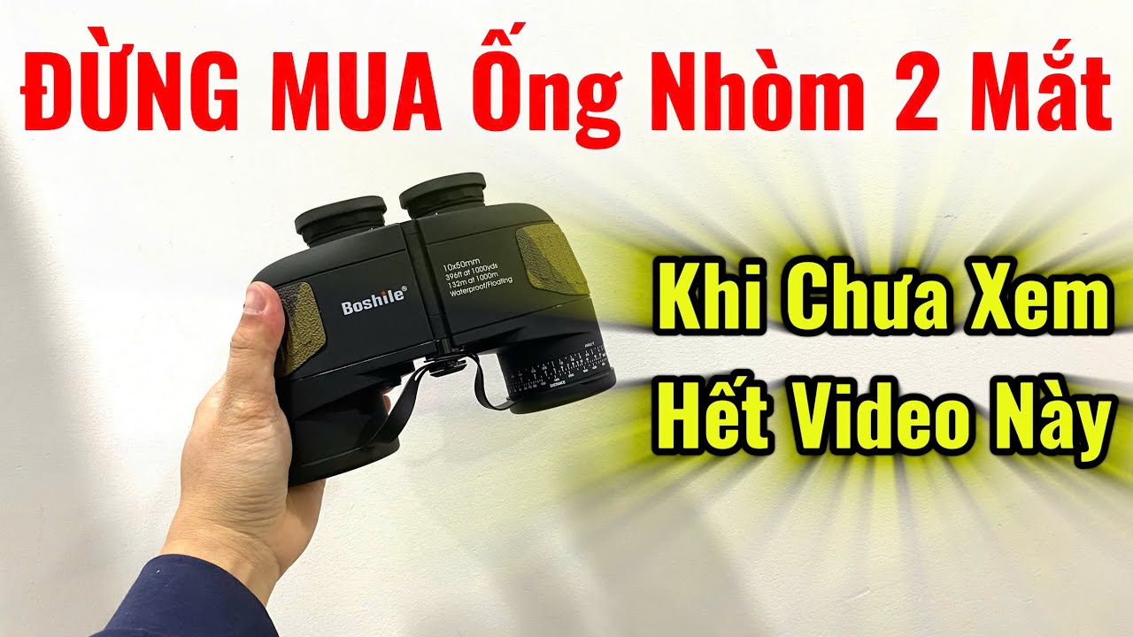 Ống Nhòm 2 Mắt Boshile 10x50 Cao Cấp , Ống nhòm Tìm Ong, Du lịch Đáng Mua Nhất
