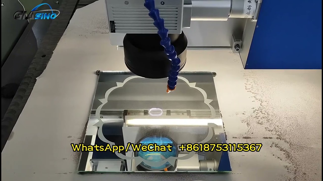 Mirror Laser Sandblasting Laser Glass Drilling Etching Machine 140W Máquina de chorro de arena láser