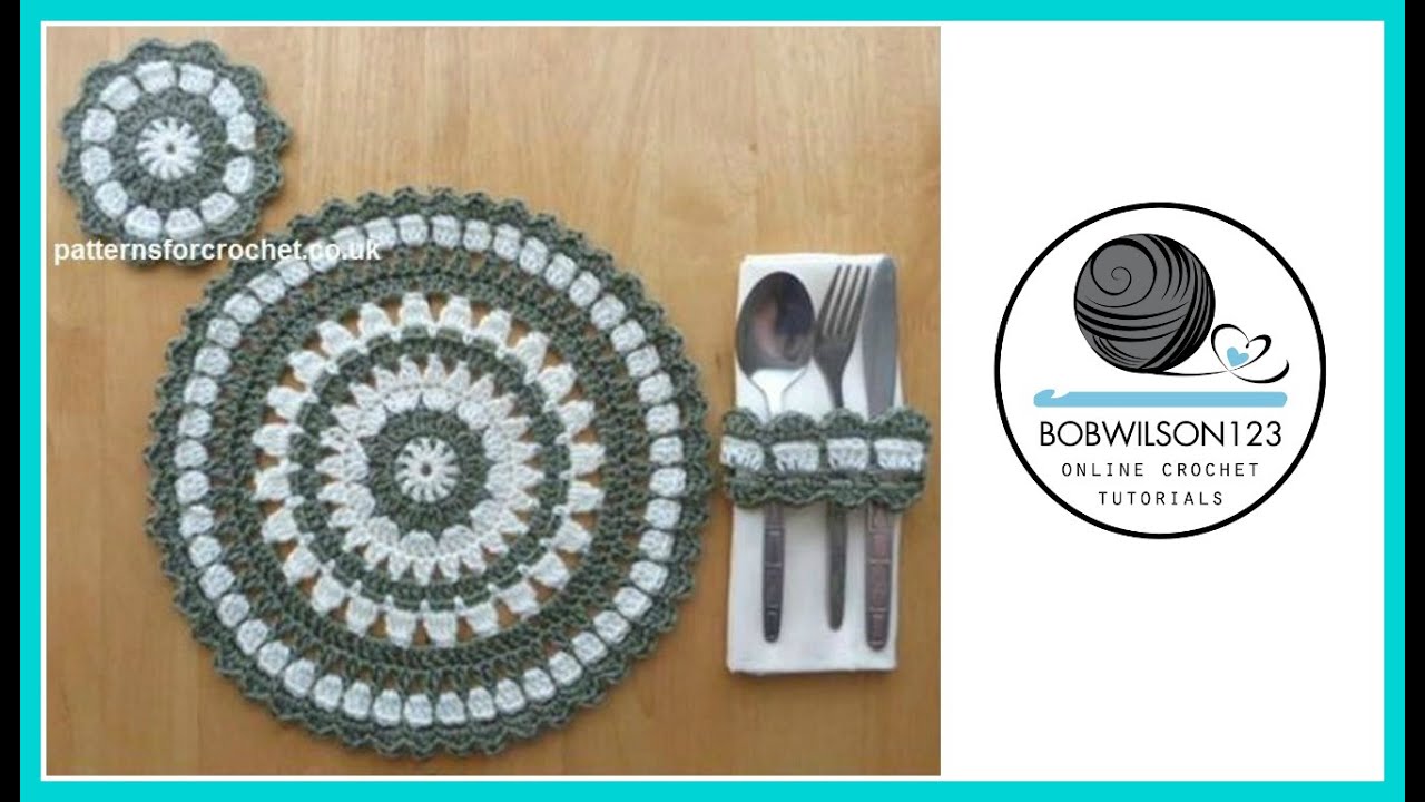 Crochet Placemat Tutorial