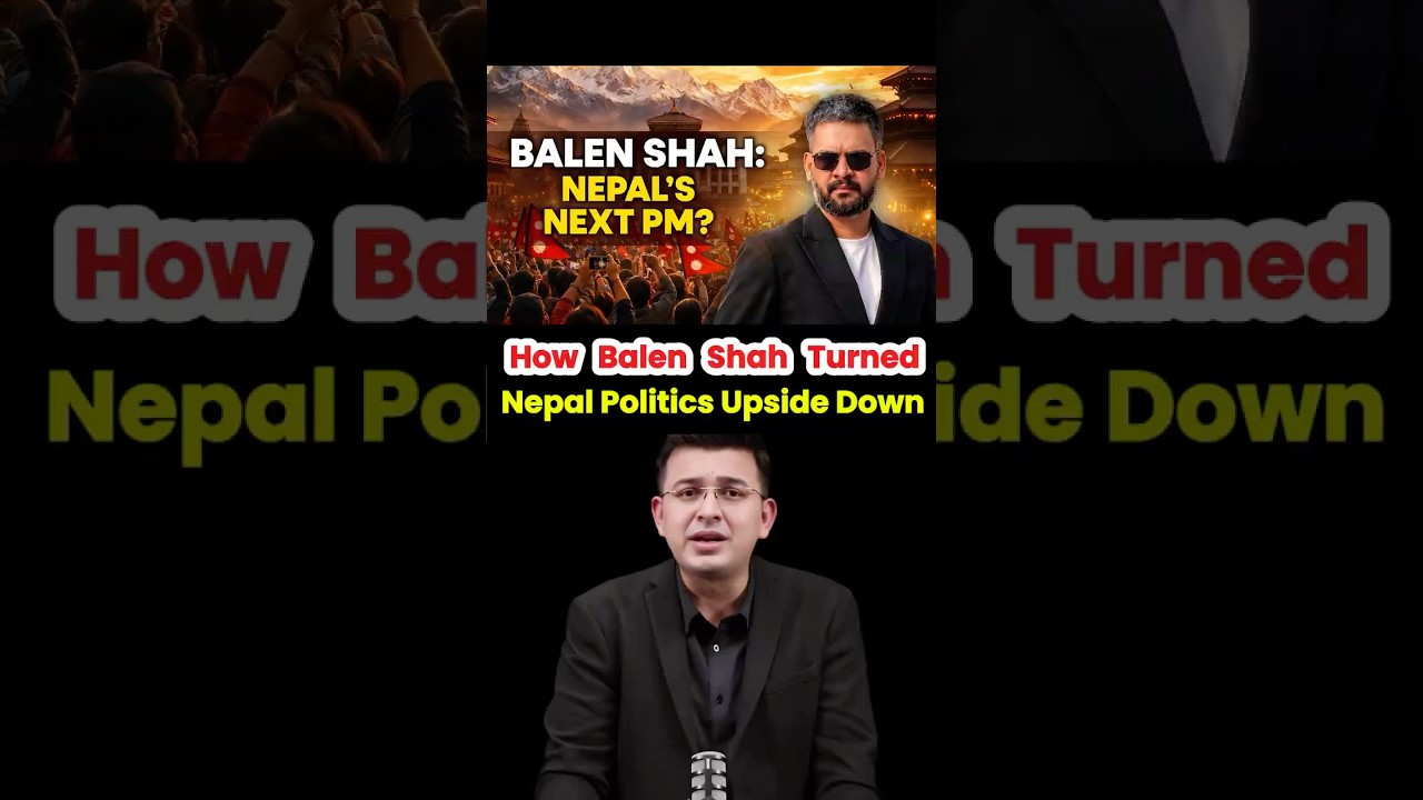 Balen Shah: The Rapper Who Shook Nepal’s Political Giants.. #donaldtrump #nepal  #iran