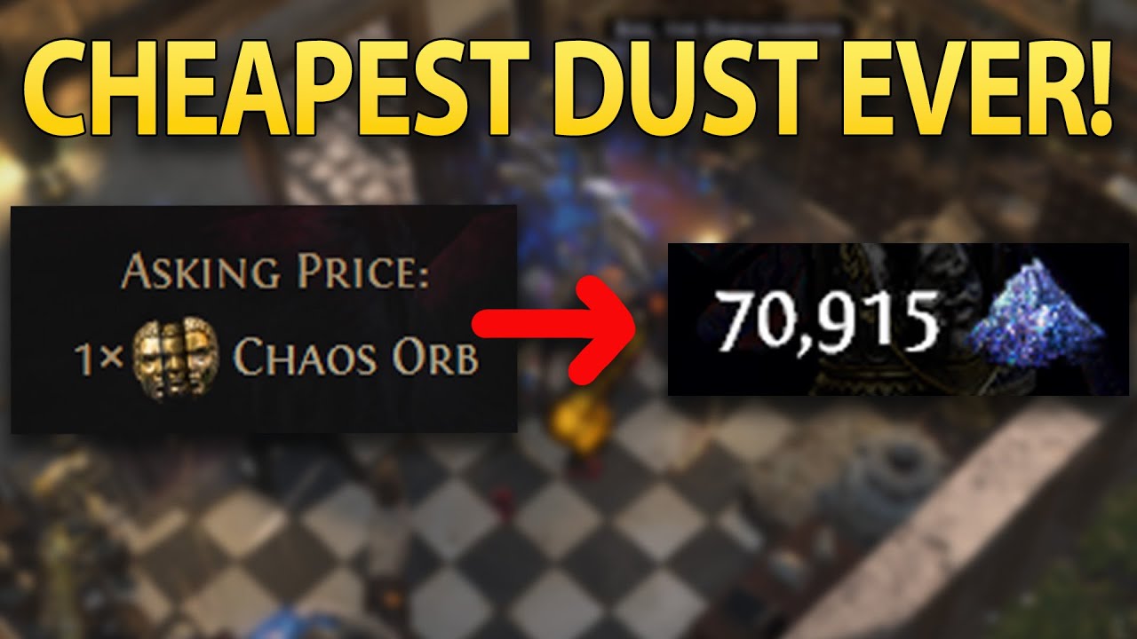 INSANE New Way to Get Cheap Dust in POE 3.27 (Keepers of the flame)