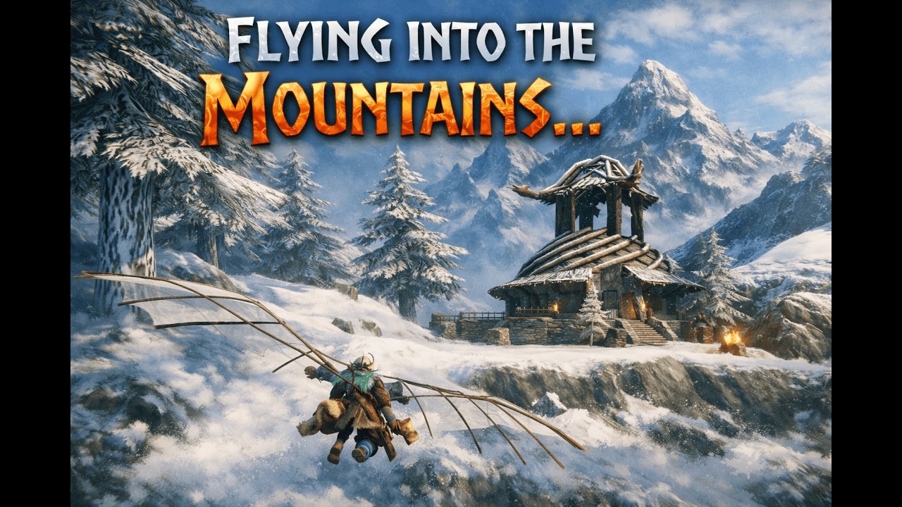 I Flew to the Mountains in Valheim's Hardest Modpack