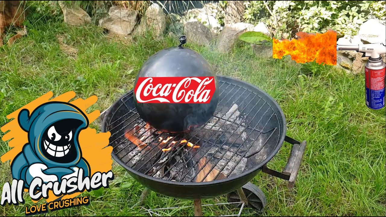 Experiment: the Balloon of Coca-Cola VS Grill #Experiment