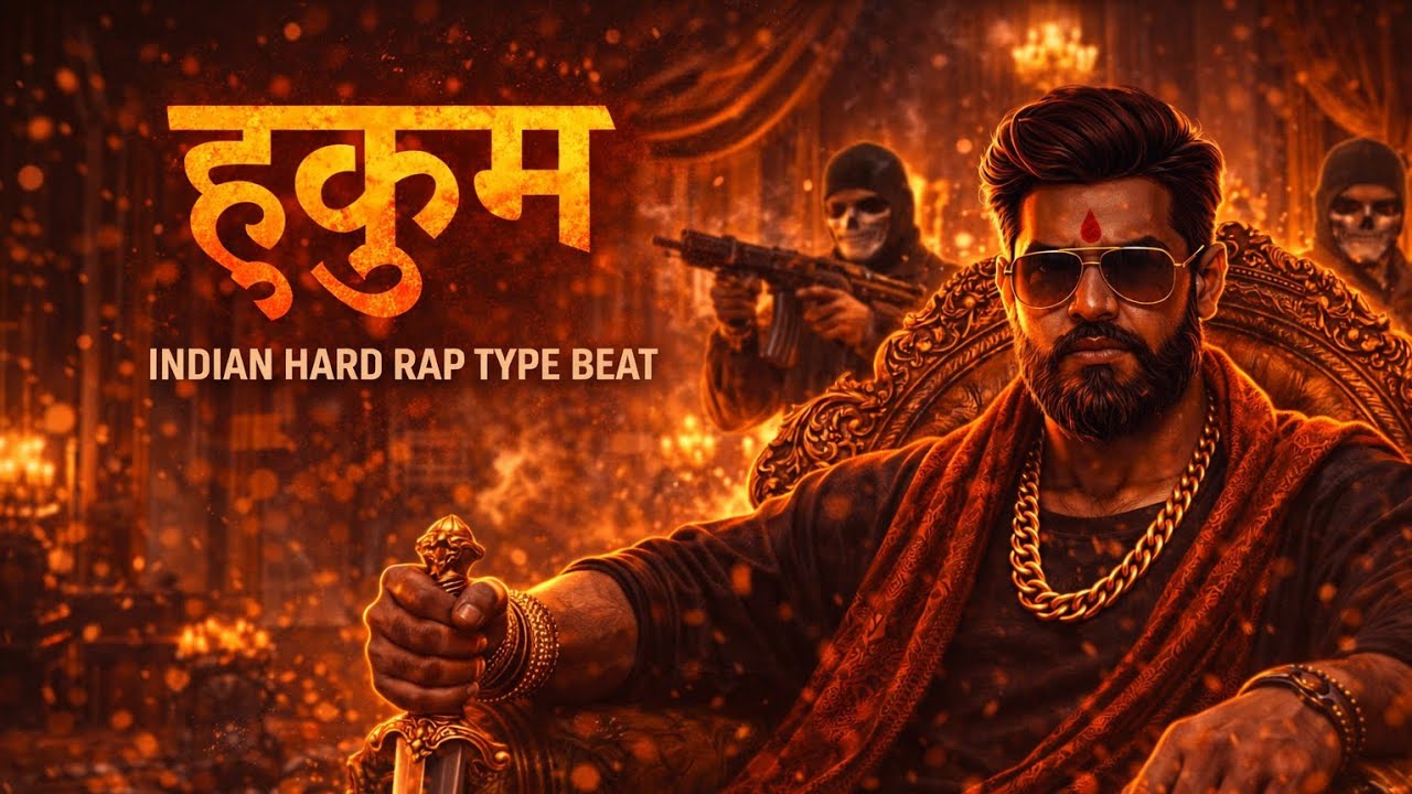 हुकूम (HUKOOM) – Indian Hard Rap Type Beat | Hindi Hip Hop Instrumental