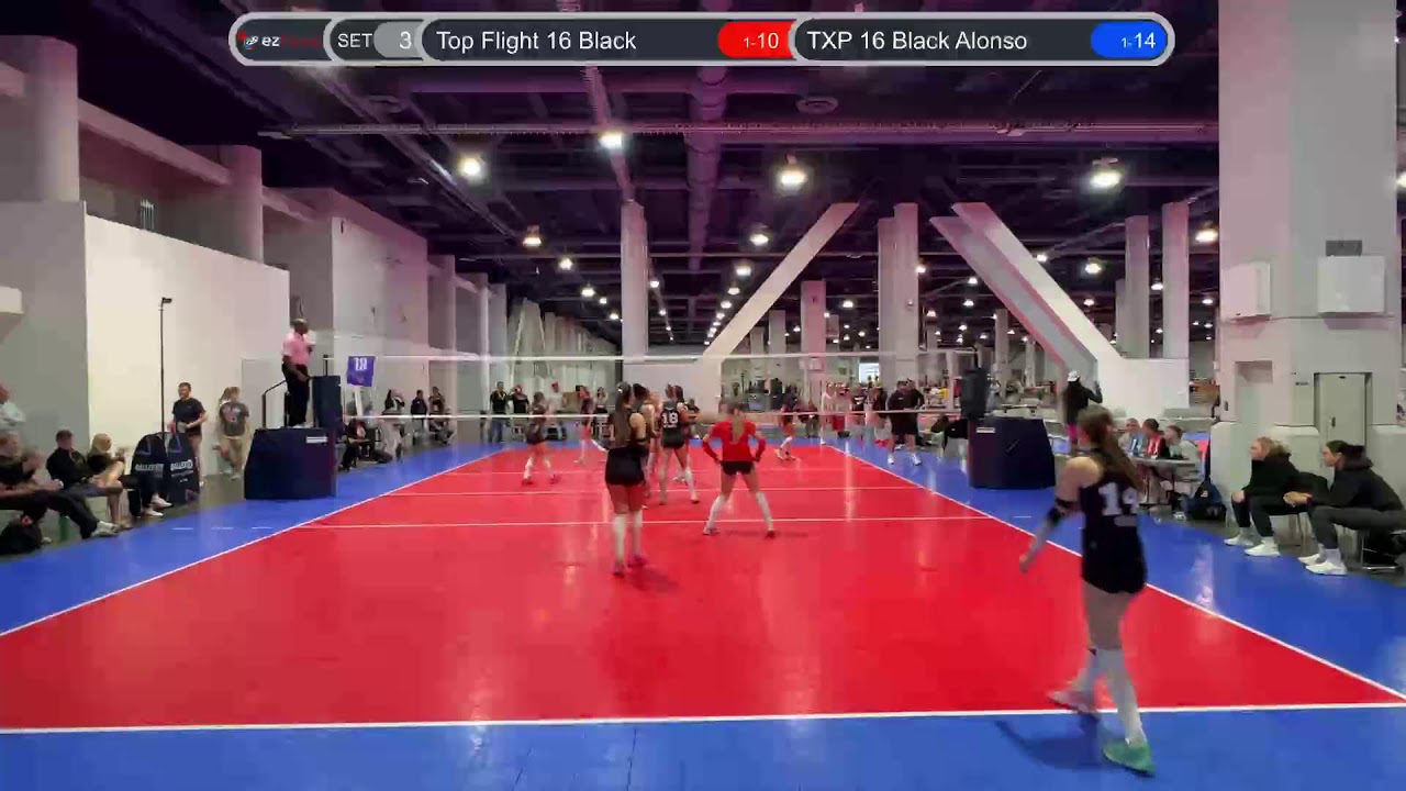 TXP 16 Black Alonso vs Top Flight 16 Black, 2026-03-16, Day 1, Match 1, 1st Set Match 1