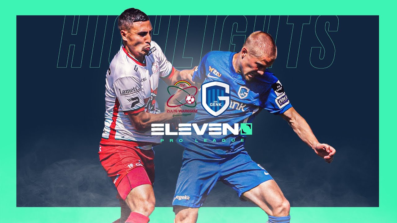 SV Zulte Waregem - KRC Genk hoogtepunten
