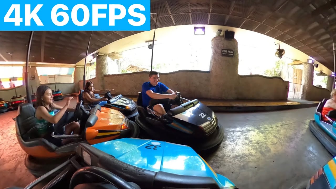 Ubanga Banga Bumper Cars (4K Front Seat POV)- Busch Gardens Tampa, Tampa, FL