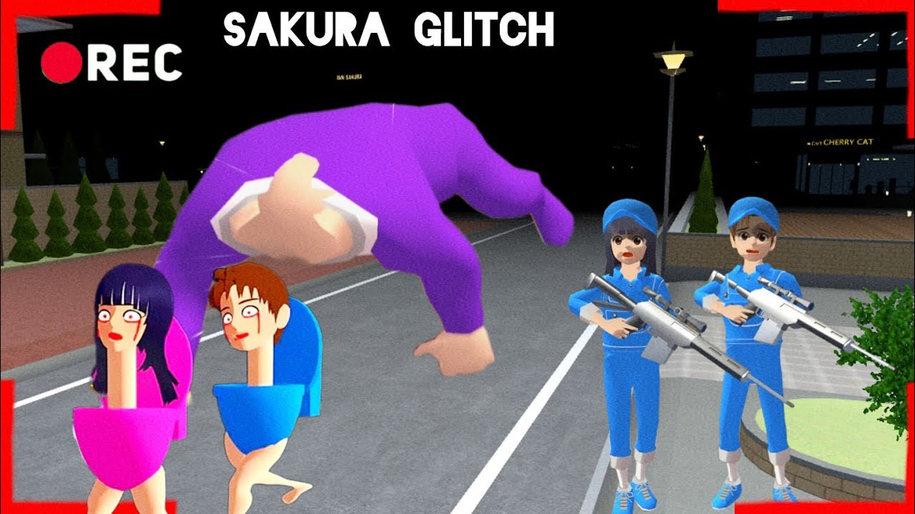 YUTA MIO PANICKED AFTER CCTV RECORDED BIG HEAD GHOST AND SKIBIDI TOILET 😱।।SAKURA SCHOOL SIMULATOR 😰