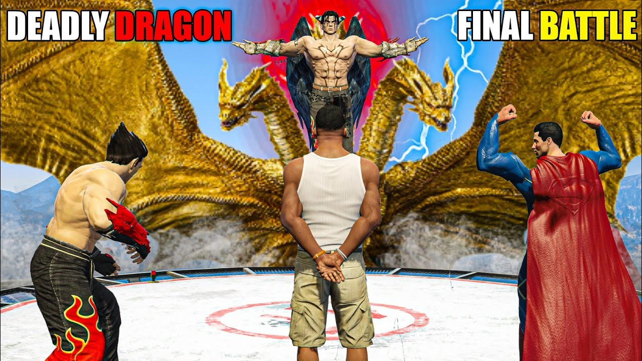 FINALLY FRANKLIN DEFEATS DEVIL JIN IN HIS TRUE FORM DRAGON | FULL MOVIE SEASON 2 #part3